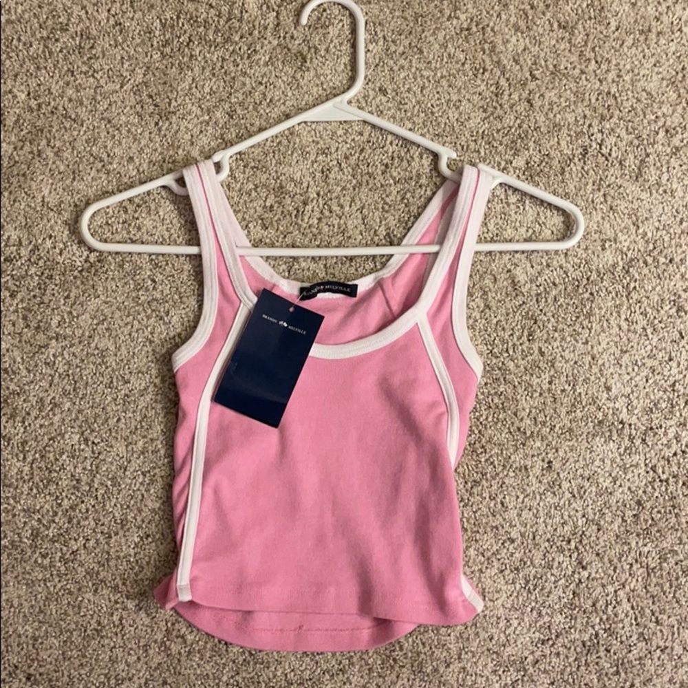 Bubble Gum Pink Brandy Melville Tank Top